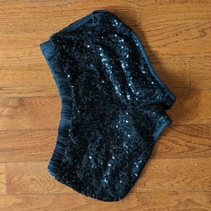 Sparkly sequin la senza booty shorts